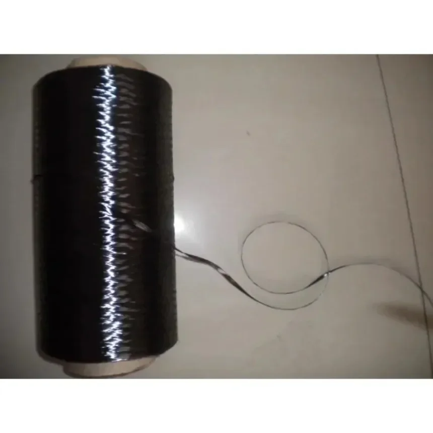 

6k 50M Carbon Fiber Roving Yarn Filament Conductive Heating Filament 4410MPa