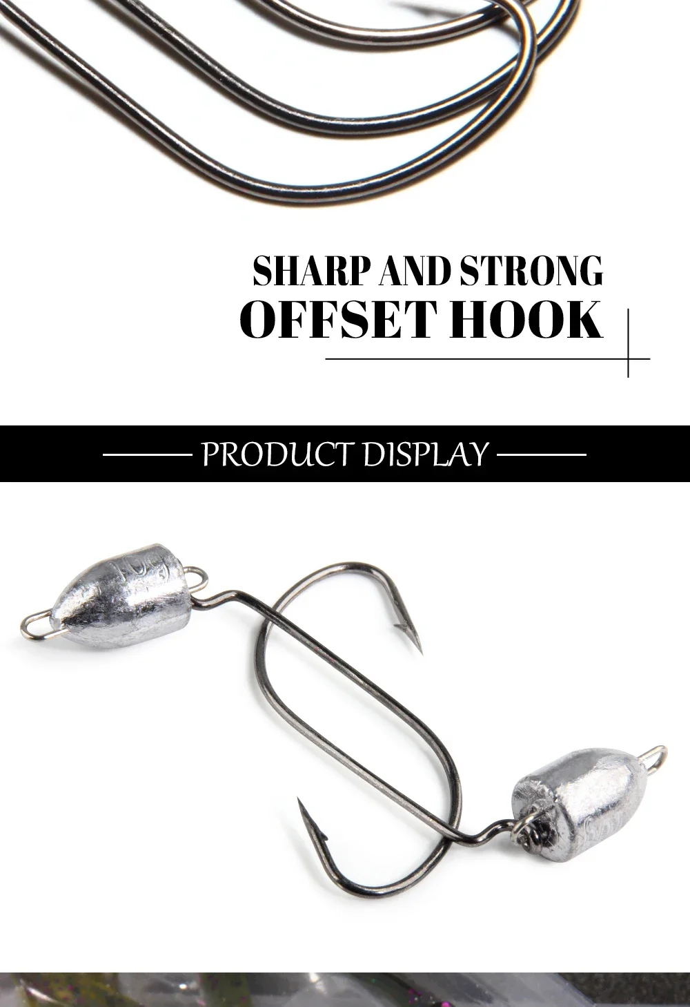 Spinpoler Bass Swing Jig Head Crappie Lure Ned Texas Rigs Angelausrüstung 3,5 g/5 g/7 g/10 g Bullet Offset Weedless Worm Jigheads Pesca – Detail 4