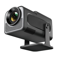 HY320 Mini Newly Native 720P Android 11 4K Projector 300ANSI Wifi6 BT5.0 Cinema Outdoor Portable 180° Projector EU Plug-A22K