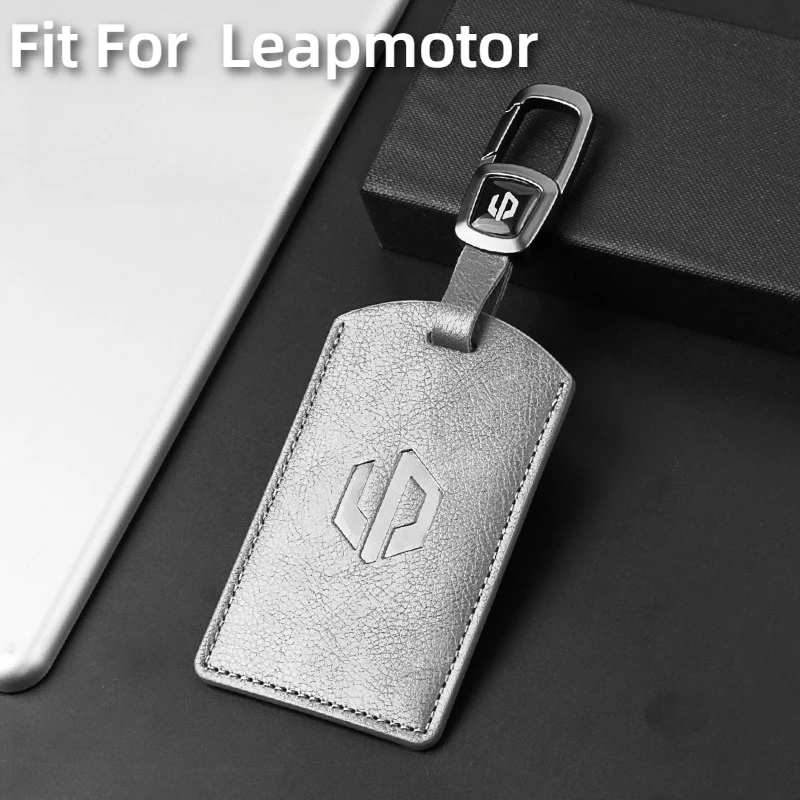

Fit For Leapmotor C10 Car Key Card Holder NFC Smart Card Case Suede Protective Shell