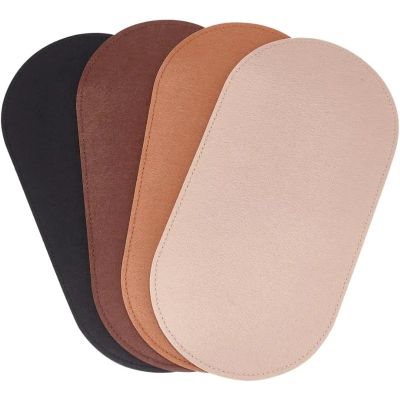 4 Colors Felt Handbag Base Shaper 25x12cm/9.8x4.7 inch Purse Bottom Insert Bag Bottom Oval Bag Liner Board Purse Organizer