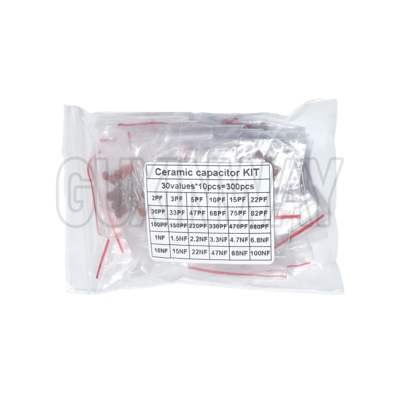 Ceramic Capacitor Kit Set 2pF-0.1uF Electronic Components Capacitor Assorted Kit DIY