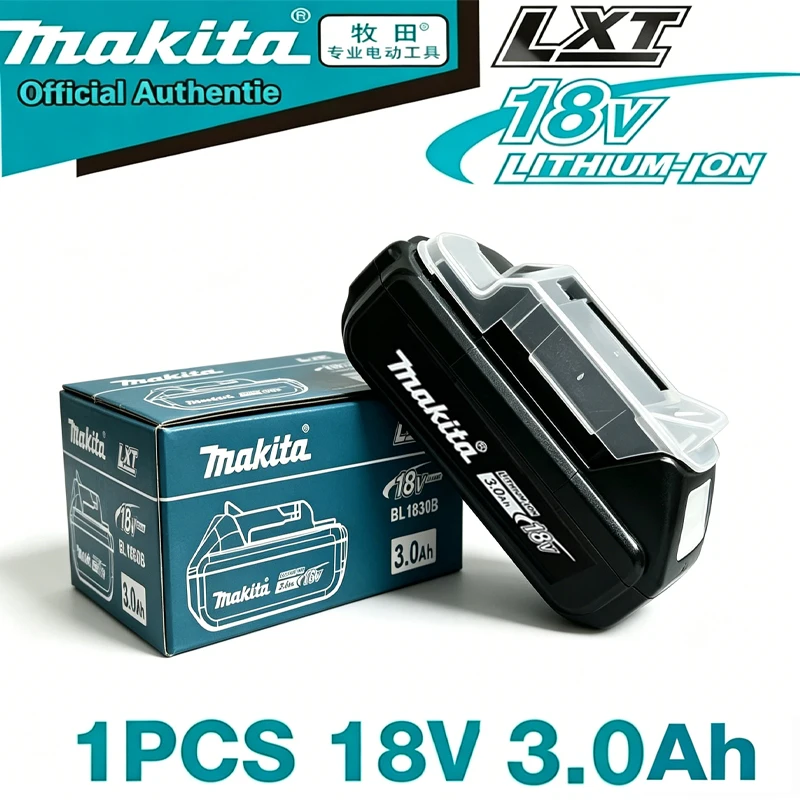 

Genuine Makita 18V 3.0Ah battery with charger set for Makita 18V power tool DDF487 DTW700 GBA404 DUC150Z DHR183Z