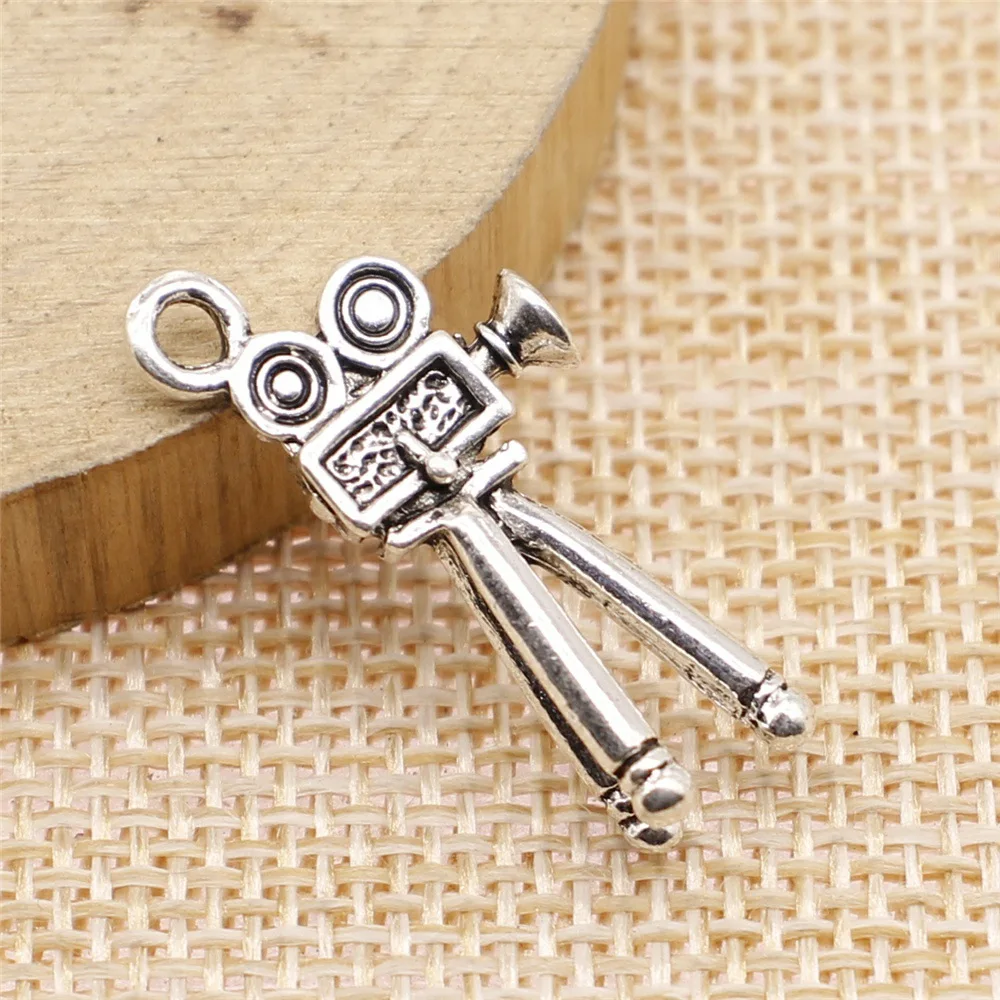 5pcs 13x28mm Charms Movie Camera Projector Tibetan DIY Retro Jewelry Bracelet Necklace Pendant