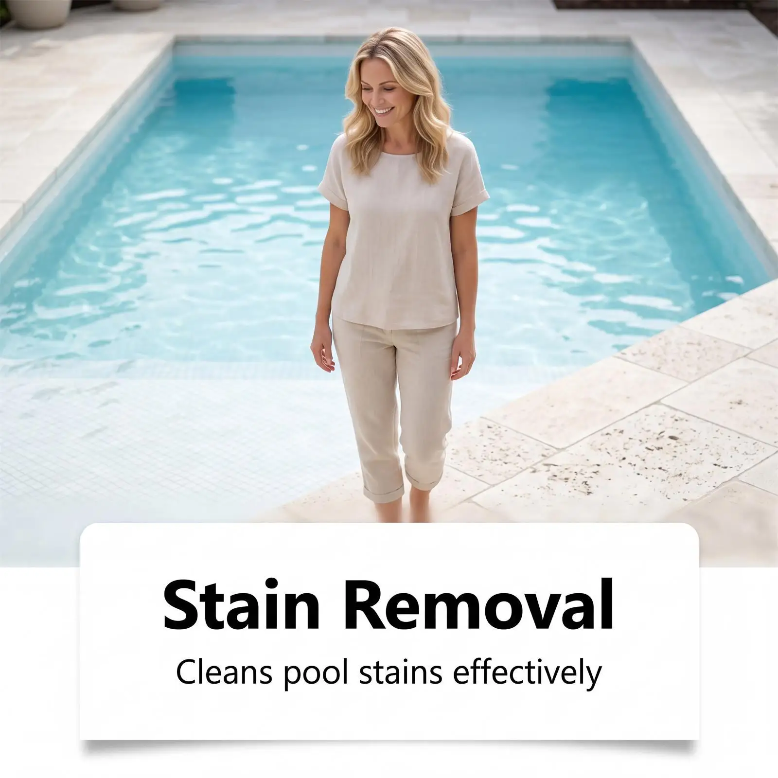 Pool Cleaning Tablets 100g Quick Dissolve Stain Remover Odor Eliminators Disinfectant PH Balance For Home Pools