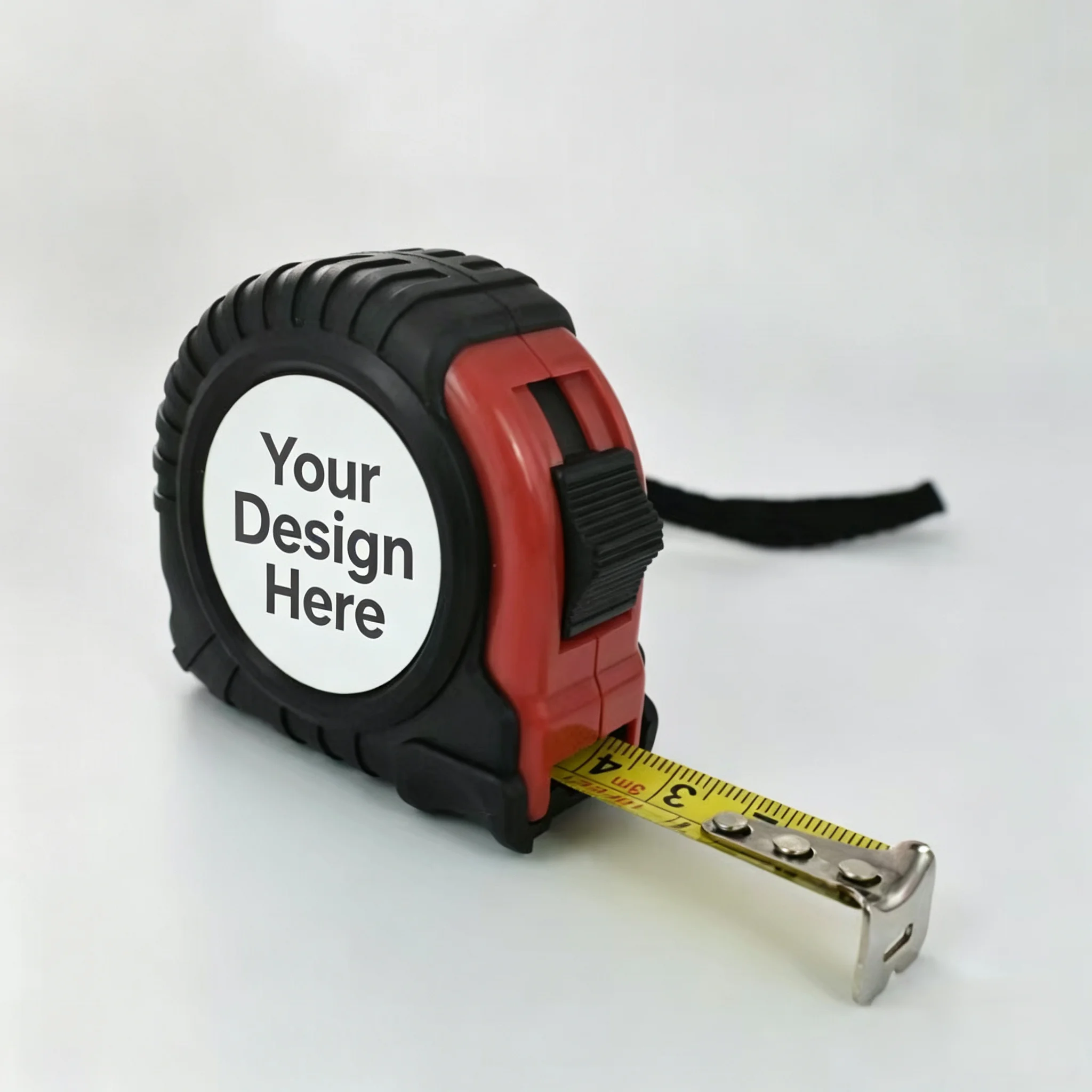 Custom Front UV Printed Marketing Mini Grip 9.84 FT Tape Measure Keychains For AI Branding Promotion