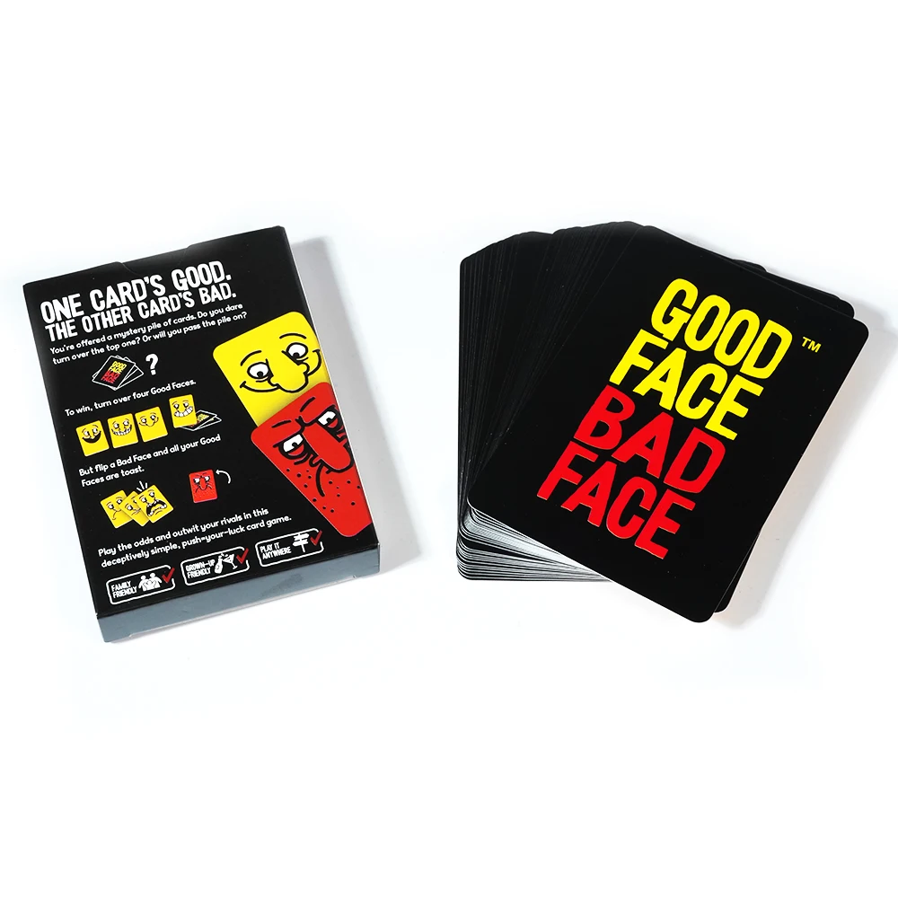 Big Potato Good Face Bad Face: Hilarious Party Travel Game for Family and Adults