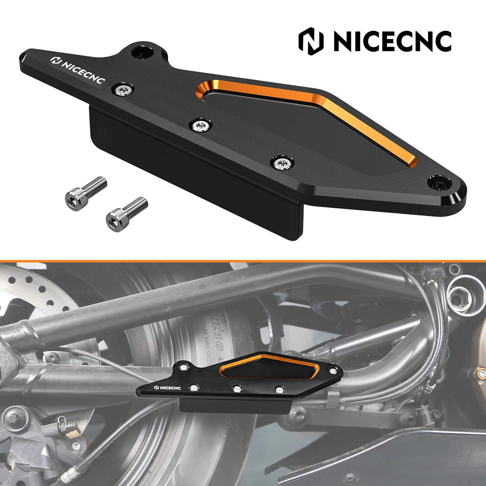 

For 2021-2024 Harley RH1250S Sportster S Rear ABS Sensor Cable Clamp Brake Hose Guard Cover