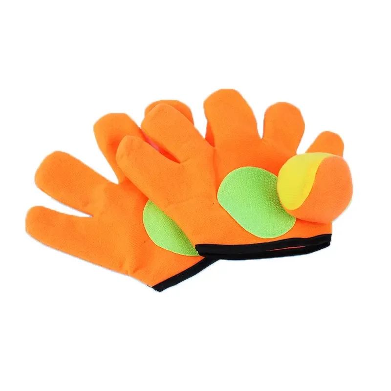 1 セット子供吸盤粘着ボールおもちゃアウトドアスポーツキャッチボールゲーム粘着手袋スローキャッチ親子インタラクティブ屋外おもちゃ