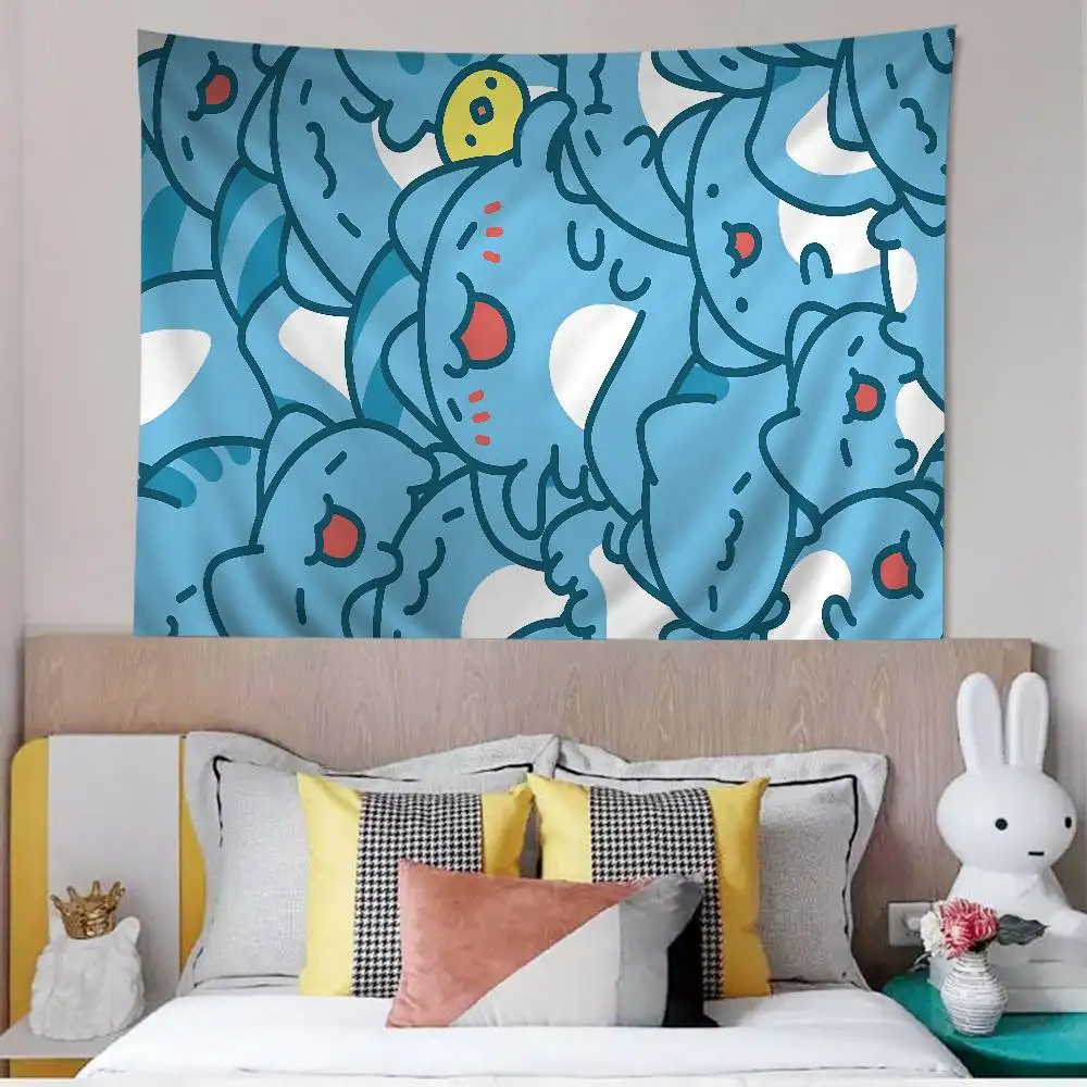 Cartoon B-BuGcat C-CaPoo Hanging Bohemian Tapestry Bohemian Wall Tapestries Mandala Cheap Hippie Wall Hanging