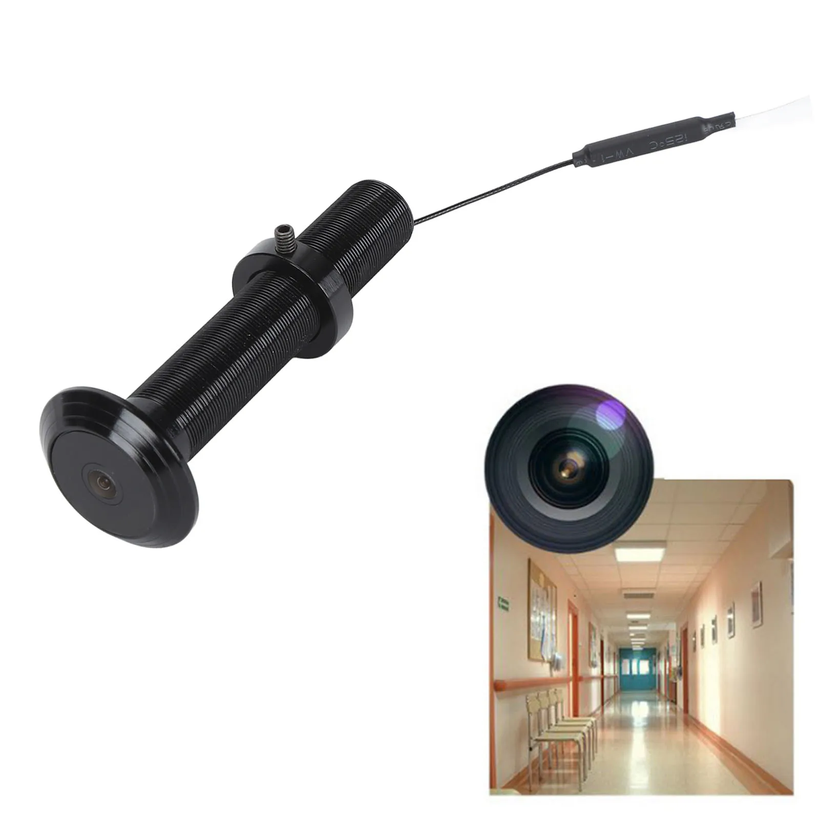 

Video Door Eye Viewer Camera 5.0GHz 2.4GHz WiFi for Tuya App Night Vision Aluminum Alloy Glass Door Peephole Camera for Indoor