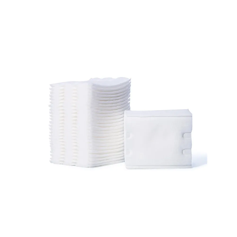 3Packs Makeup Cotton Three-Layers Non-Woven Double-Side Pads Soft Facial Puff Ideal for Daily Use Makeup Cotton
