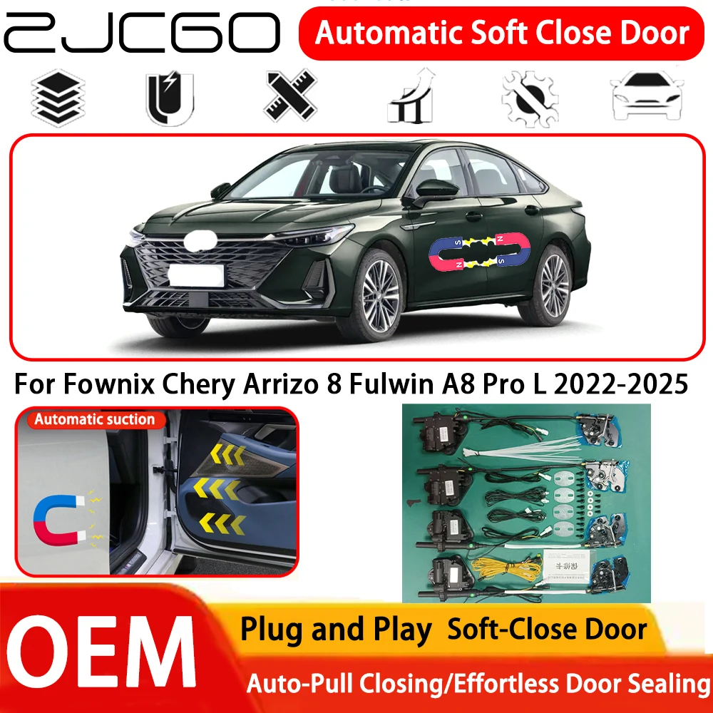 

for Fownix Chery Arrizo 8 Fulwin A8 Pro L 2022-2025 OEM Plug and Play Automatic Electric Soft Close Door Comfort Closing System