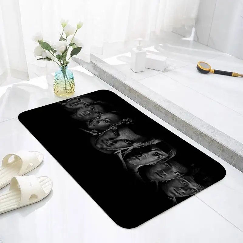 S-Star T-Trek Rug USS Enterprise Printed Beyond JTK Spock, Non-Slip Door Mat, Washable Anti-Slip Rug for Home Living Bathroom