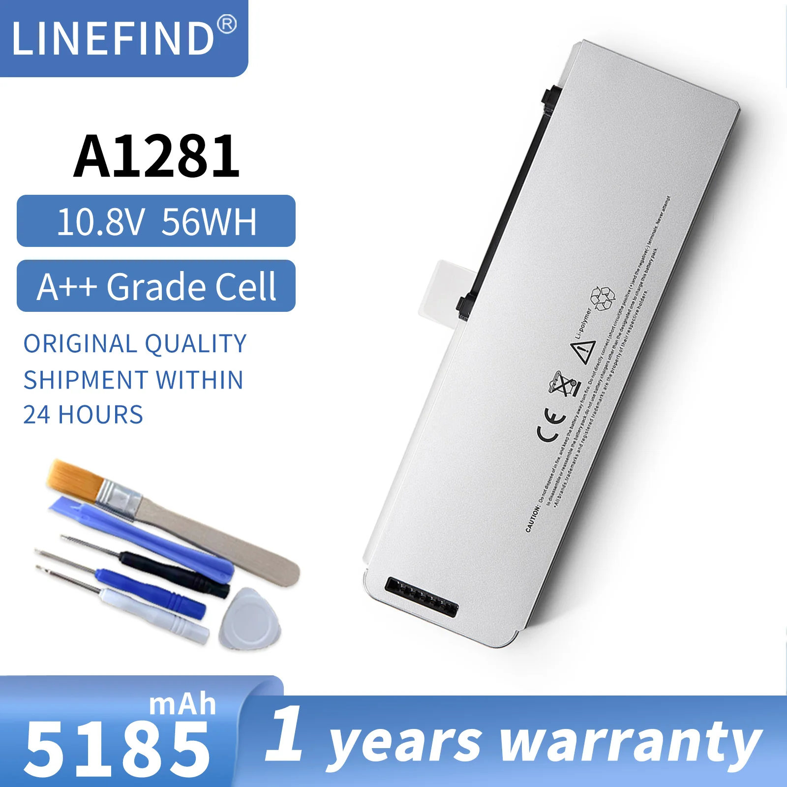 Imagem -01 - Bateria do Portátil A1281 para Apple Macbook Pro 15 A1286 Versão 2008 Mb772 Mb470j a Mb772 a Mb772j a Mb471x a bateria do portatil a1281 para apple macbook pro 15 a1286 versao 2008 mb772 mb470j a mb772 a mb772j a mb471x a 01