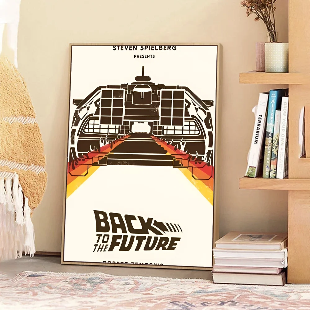 Aesthetics Film The Office Back to the Future Classic Movie Posters Waterproof Paper Sticker Coffee House Bar Decor Art Wall