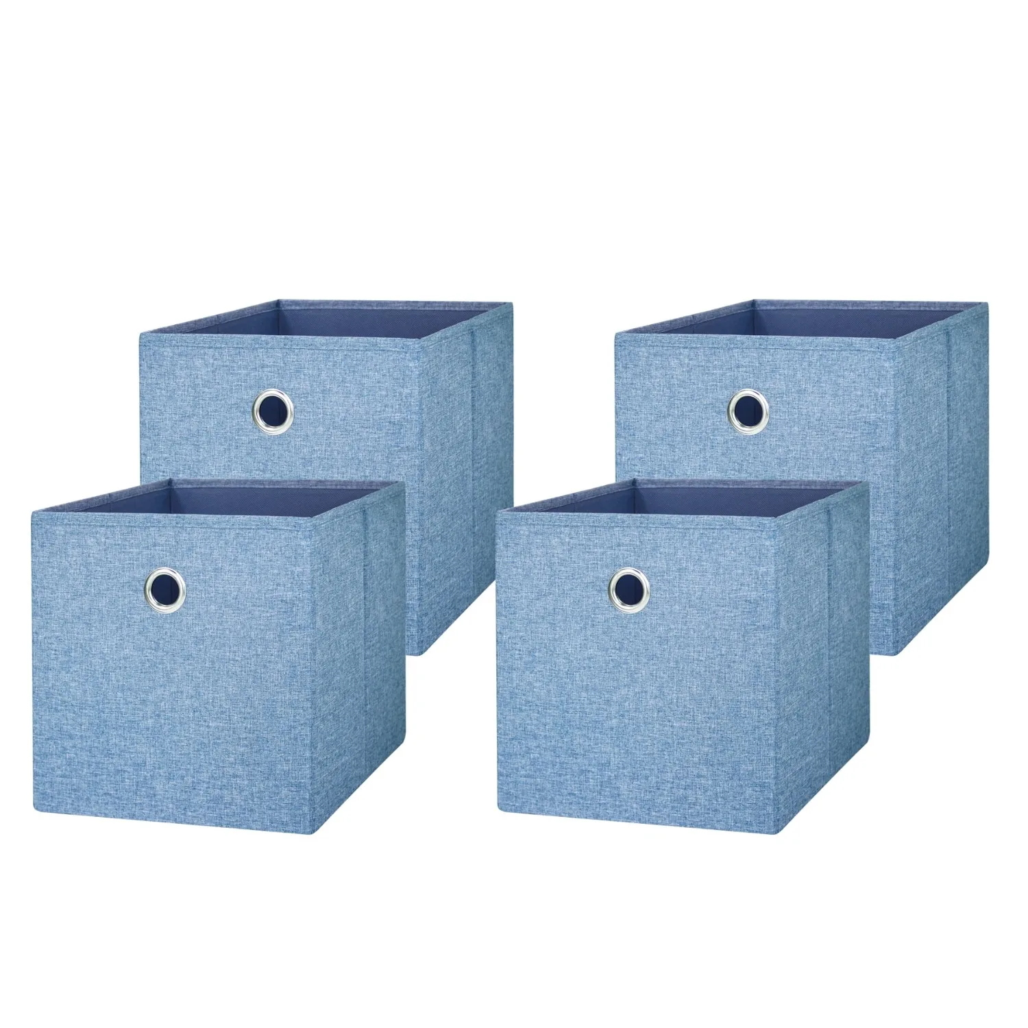 Collapsible Fabric Cube Storage Bins (10.5