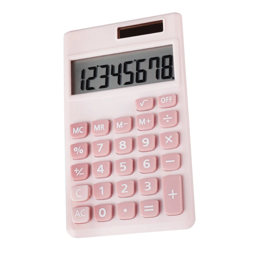 

Mini Office Solar Small School Cute Portable Plastic For Students Accounting Desktop Calculator Student Gift Practical