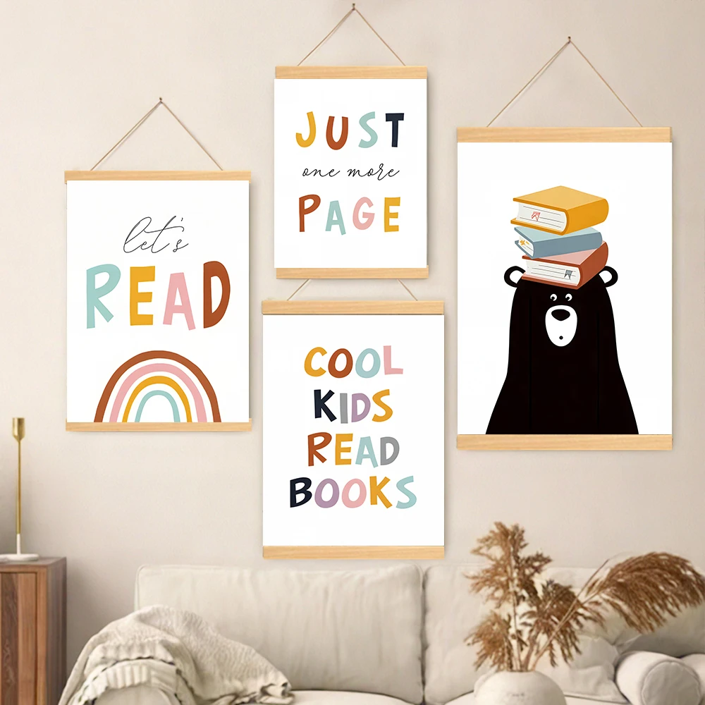 ديكور الفصول الدراسية، ديكور الفصول الدراسية بوهو، ملصقات القراءة ديكور الزاوية للفصول الدراسية بوهو، ديكور المكتبة، جدار Ar #1