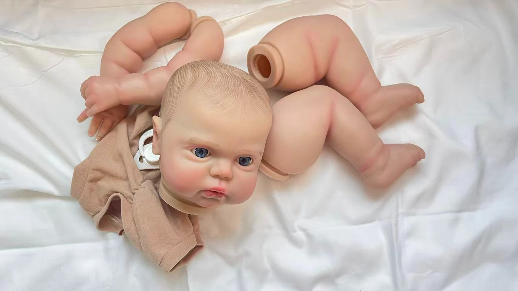 Pickle Awake Paint Doll Kit Already Painted  Lifelike DIY Toys Reborn Baby Size 3D Skin Visible Veins Collectible Art Doll