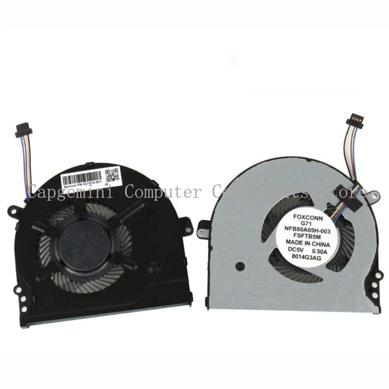

Для HP Pavilion 14-BK 14-BP 15-CK013CA 15-CK000 15-CK Вентилятор охлаждения процессора 927918 -001