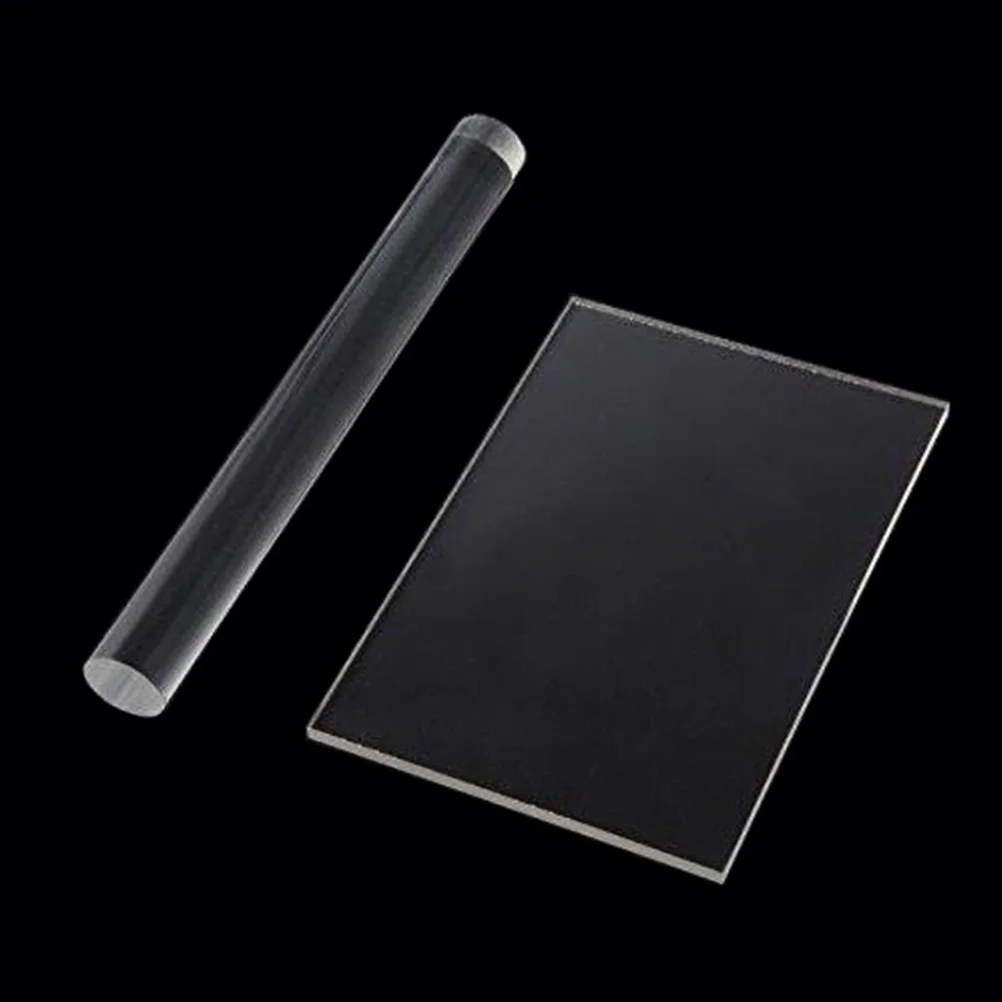 5pcs Clay Sculpting Tools Set Durable Plastic Acrylic Material Smooth Edge Ergonomic Handle For Kids Adults Scrapers Roller