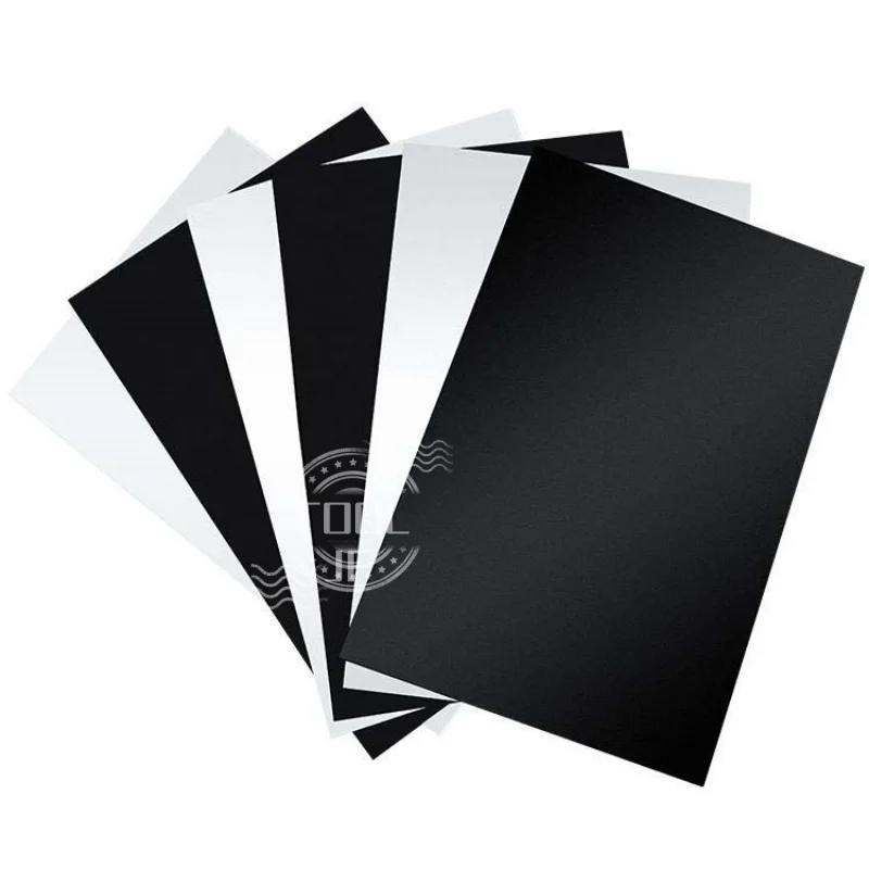PP Sheets Frosted Plastic Boards Hard Black/White PVC  PE Boards Custom Processing Thickness 0.3/0.4/0.5/0.6/0.8/1/1.5/2mm