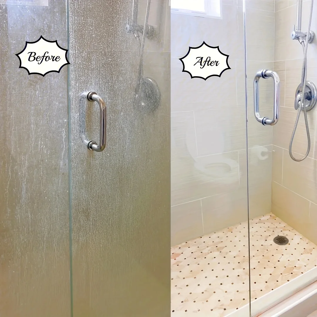 Bathroom Glass Cleaner Hard Water Spot Remover For Shower Door, Ceramic Tiles, Stainless Steel Powerful Descale JB-XPCS H71