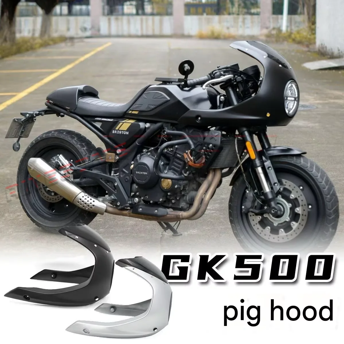 Detached Handlebars For BRIXTON CROSSFIRE 500 Handlebar Mirrors Headlight Cover Fit GK500