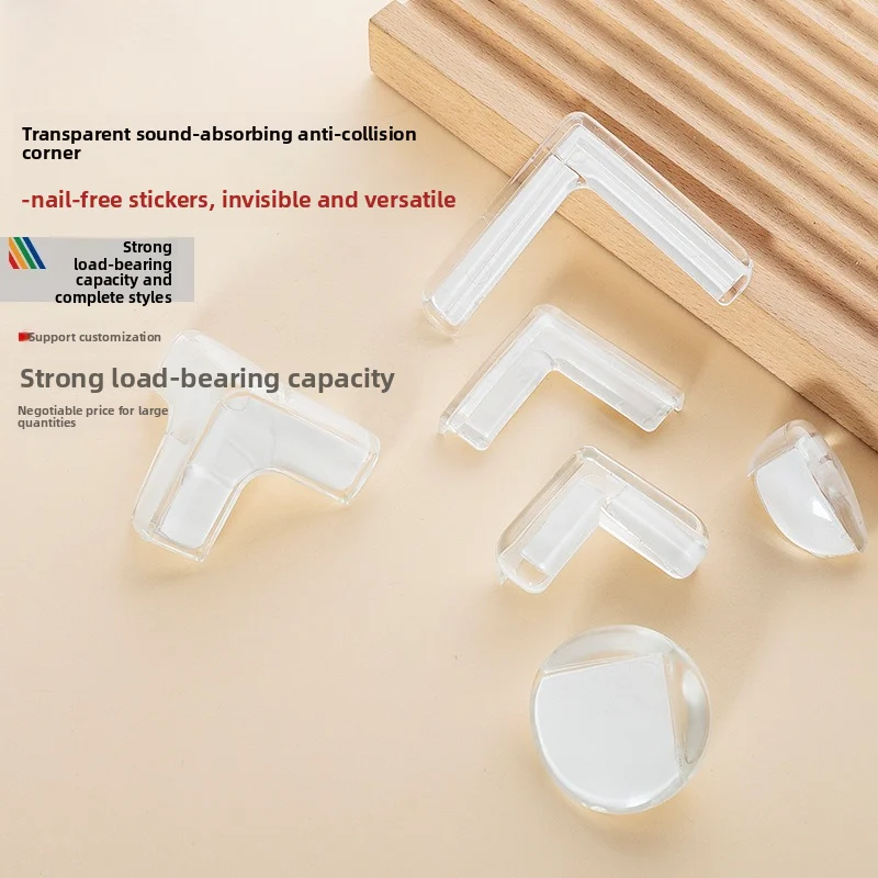 Clear Silicone Table Corner Protector, Thickened Furniture Anti-collision Cover, Baby Safety Corner Guard for Desk Cabinet