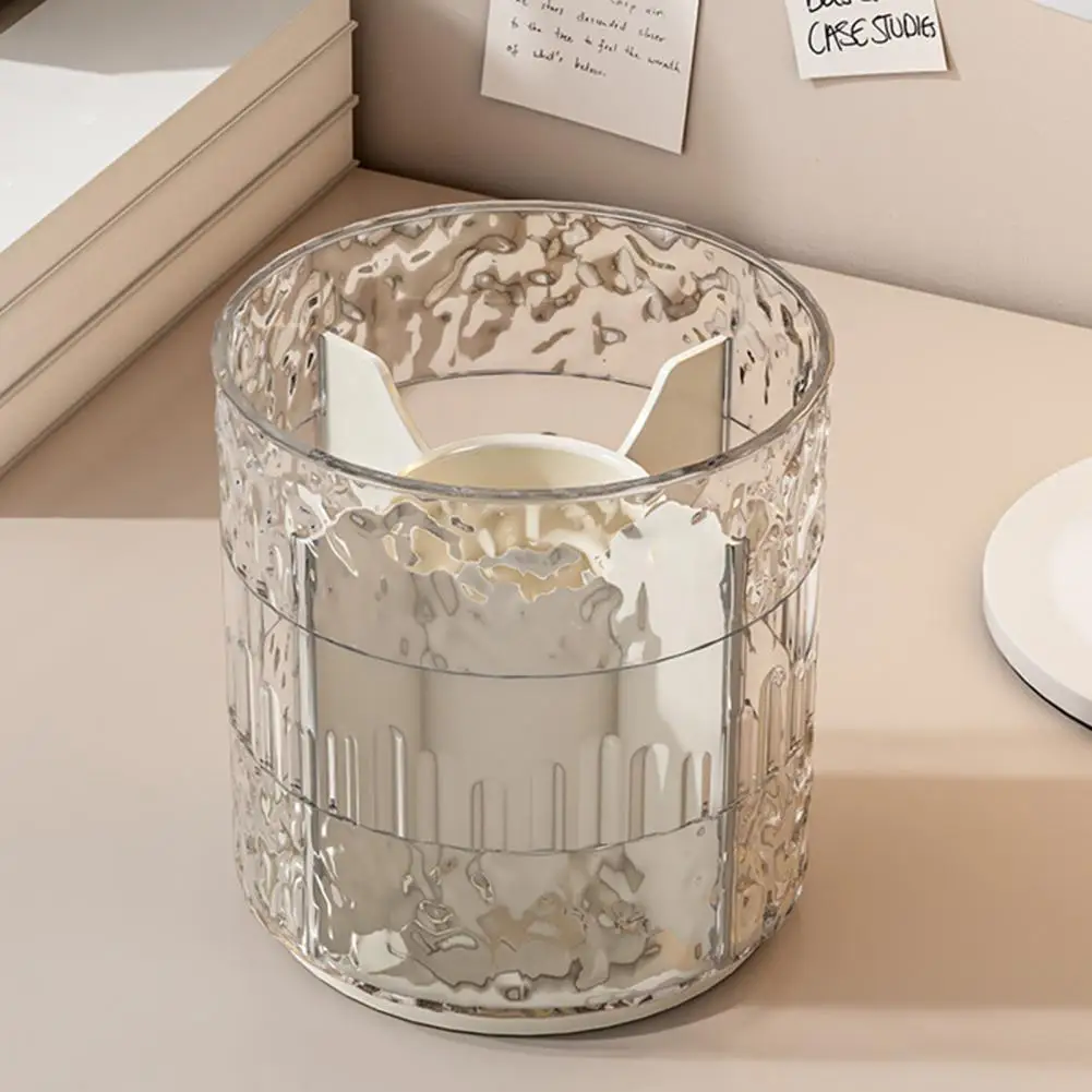 

Swivel Pen Holder Rotating Makeup Brush Holder with Capacity Removable Pen Stand Organizer for Desk 360-degree Spinning