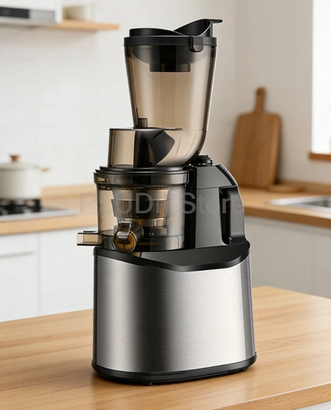 Professional Slow Juicer 43 RPM Low Heat High Fiber Compatible Pulp Separation System For Healthy Detox Juice Making