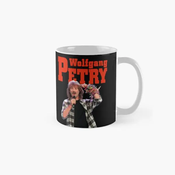 Wolfgang Petry T Shirt Wolfgang Petry  Mug Drinkware Image Picture Design Coffee Handle Round Simple Tea Photo Printed Cup