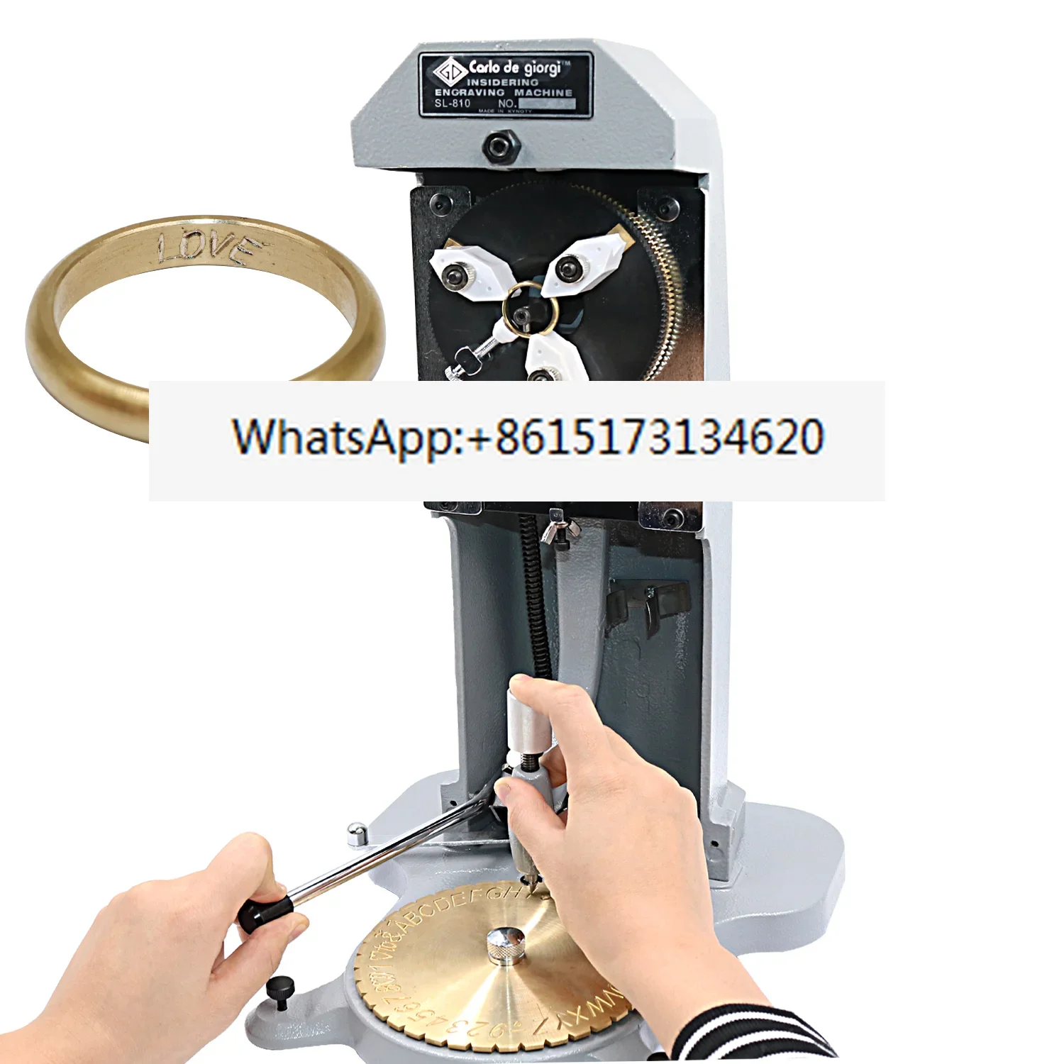 Jewelry Tool Manual Inner Ring Engraving Machine