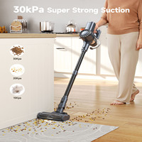 M241 30000Pa Battery Vacuum Cleaner, Wireless Vacuum Cleaner with up to 50 Minutes Running Time  for Hard Floors Lubluelu-MIUZZY