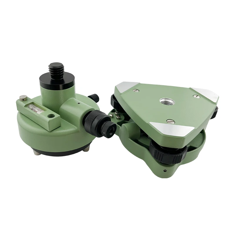 Green Yellow Black Three-jaw Tribrach And Optical Plummet Rotating Adapter For Prisms GPS 5/8