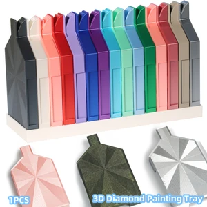 5Dダイヤモンドペインティングアクセサリー用のY形状ポップアッププラグ付き新しい大型ダイヤモンド塗装トレイストレージボックスストレージツールグリッター 6ベストセールスダイヤモンドペインティングプラトー-5