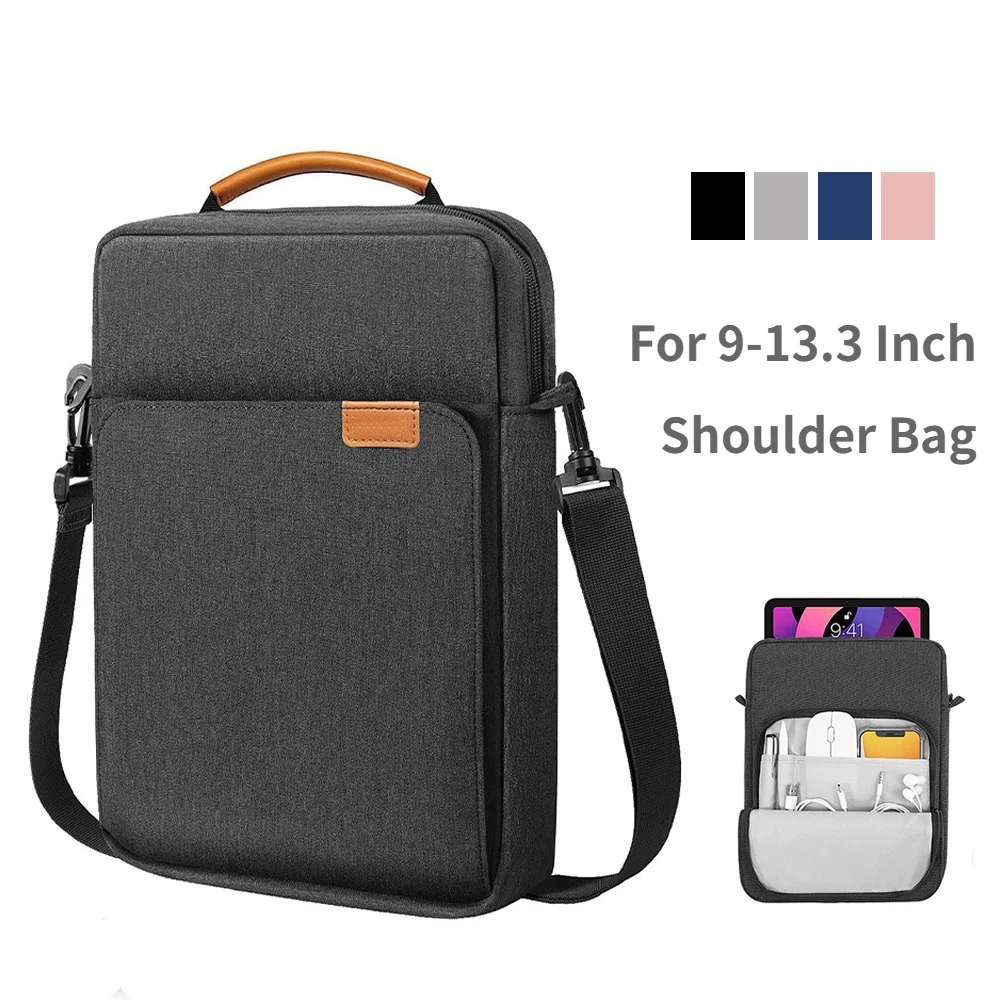 

9-13.3 Inch Tablet Sleeve Bag Handle Carrying For Lenovo Tab P11 Gen2 XiaoXin Pad Plus 11.5 TB350FU TB350XC with Shoulder Strap