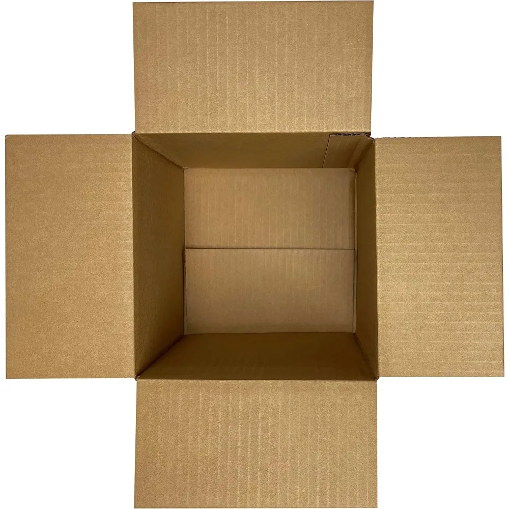 Small Shipping Boxes 18L x 12W x 2H - 50-Pack Cardboard Mailing Storage Package Gift Boxes, Crush-Proof for Shipping and Storage