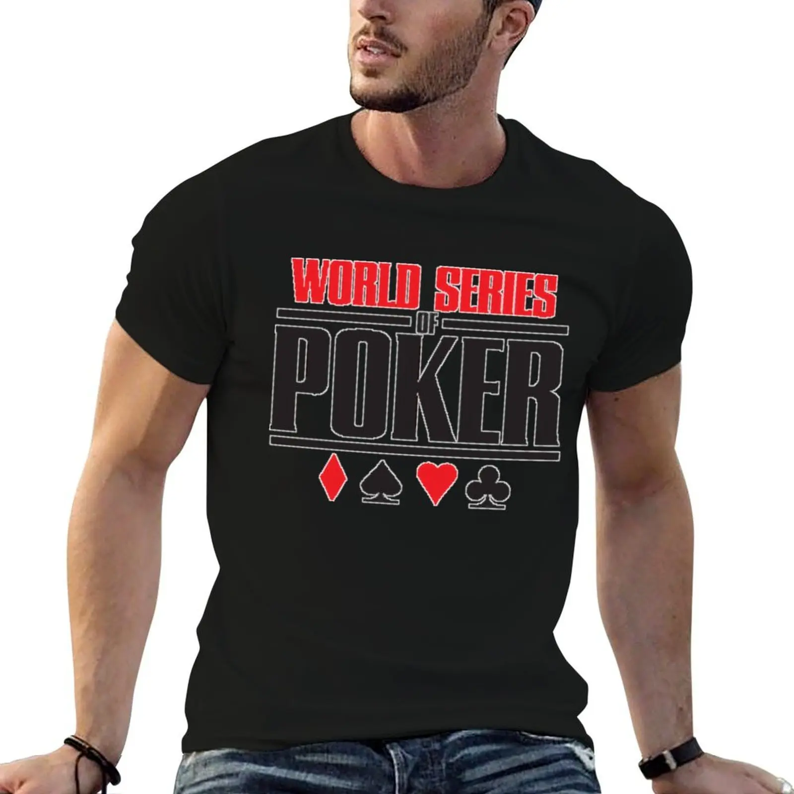 

shirts shirts t luxury shirts brand t mens t cotton high WSOP graphic man man T-Shirt quality for pack