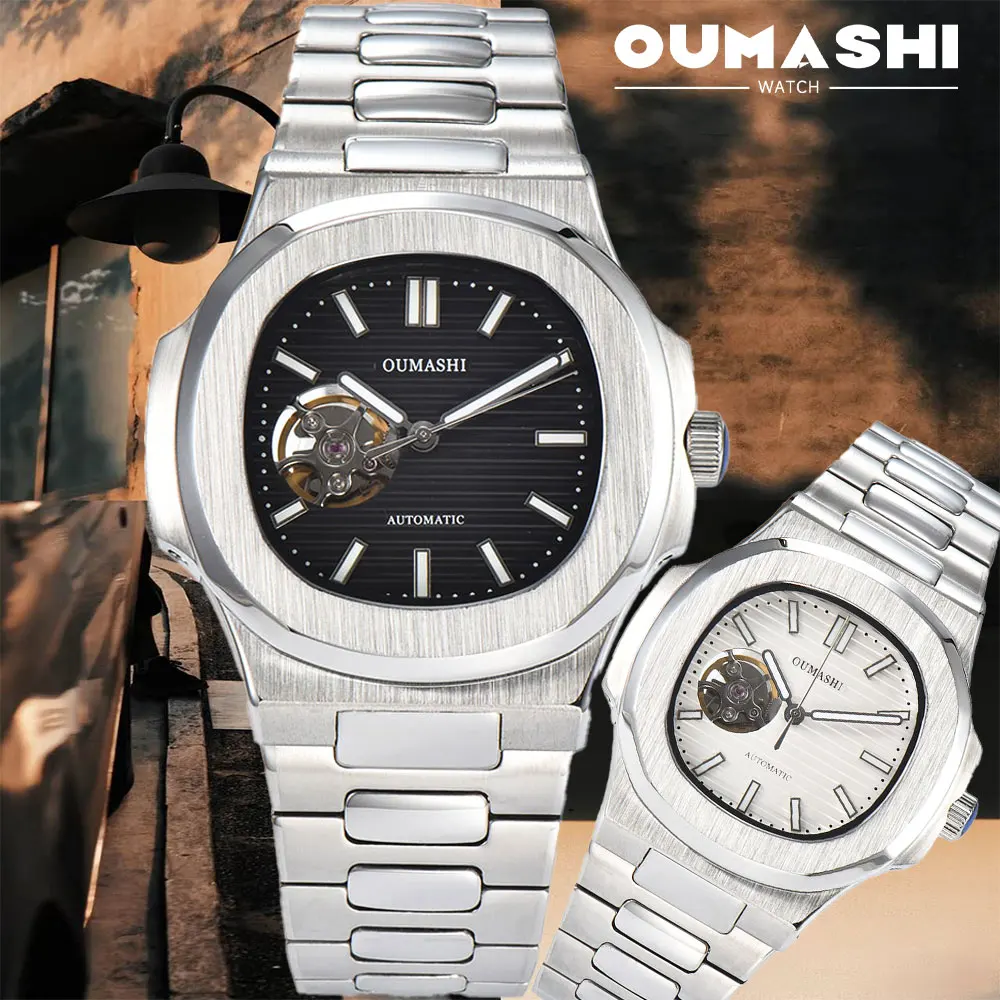 

Мужские часы 43 мм NH38a с автоматическим механическим механизмом, полые часы, корпус из нержавеющей стали, сапфировое стекло, водонепроницаемые часы