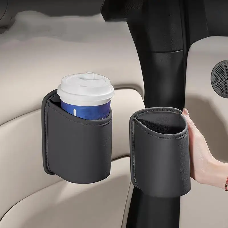 

Universal Car Door Cup Holder Box Back Clip Design Drink Rack Storage Bin Car Seat Back Water Cup Box Organizer Pocket