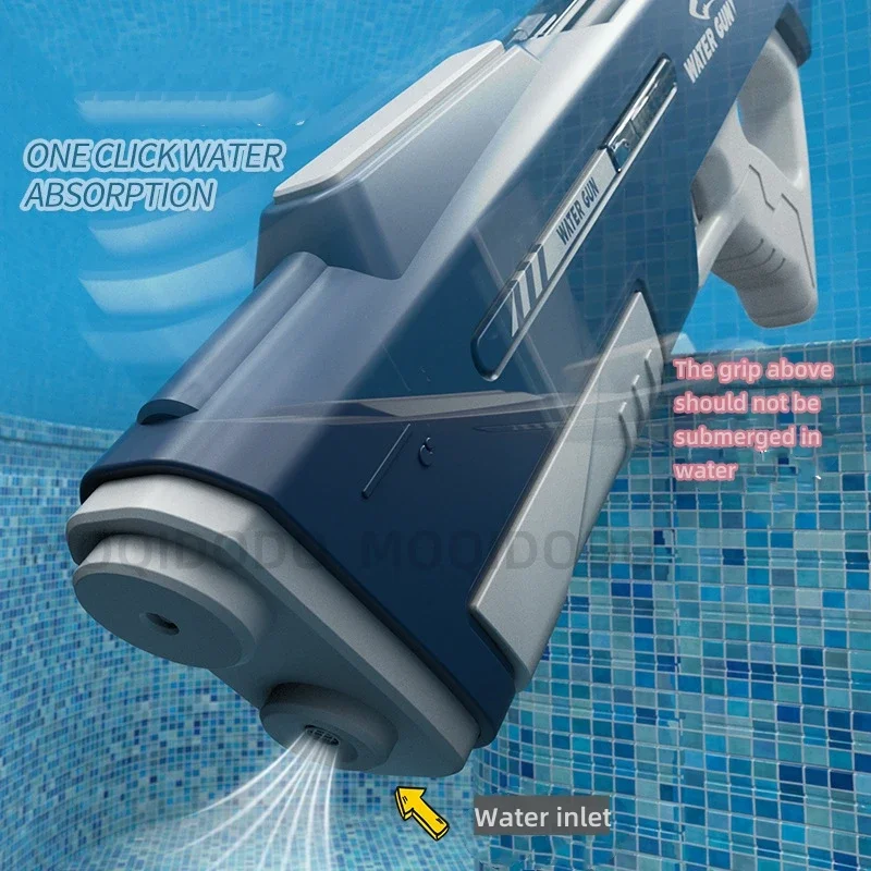 Summer Automatic Water Gun Toys,High-Tech Electric Water Blaster Soaker Guns Outdoor Pool Toys For Boy Kids