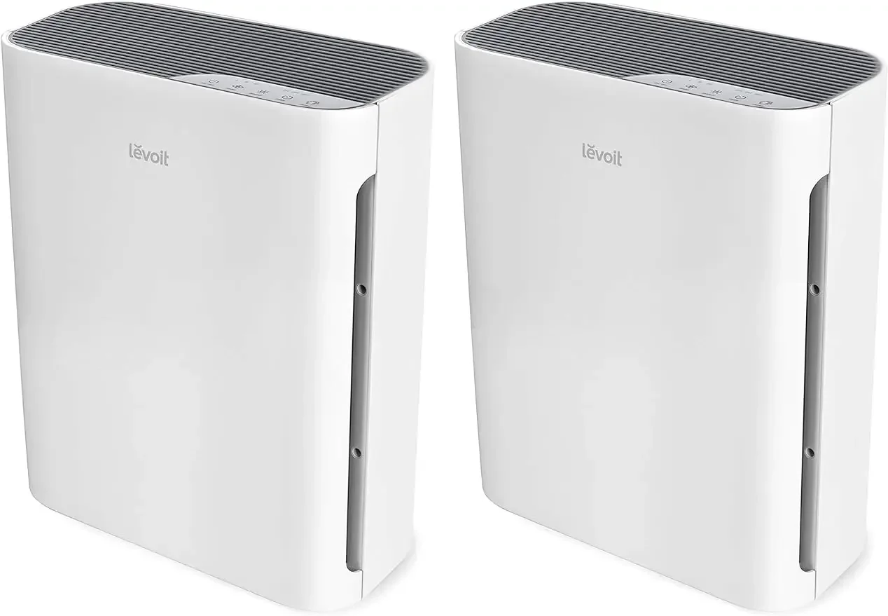 

LEVOIT-Air Purifiers for Home Large Room, HEPA Filter Cleaner, Washable Allergies, Smoke, Dust, Pollen, White