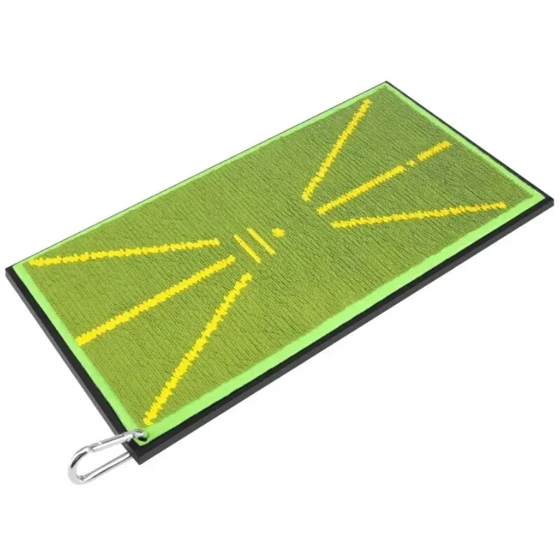 Golf Training Mat for Swing Detection Batting Trajectory Direction Detection Analysis Pad Swing Path Practice Marking Pad