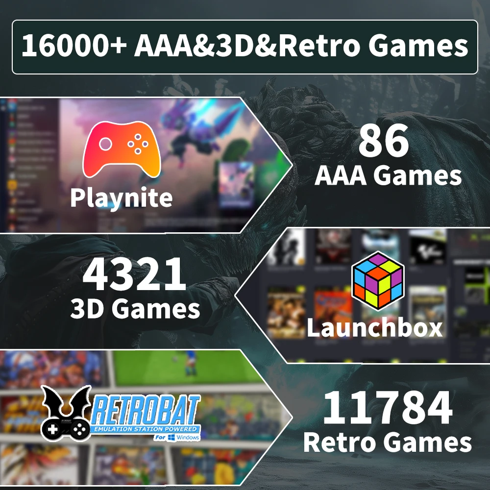 1TB Retro Gaming SSD Video Gam - огляд і ціна Retro Gaming Emulator Pc