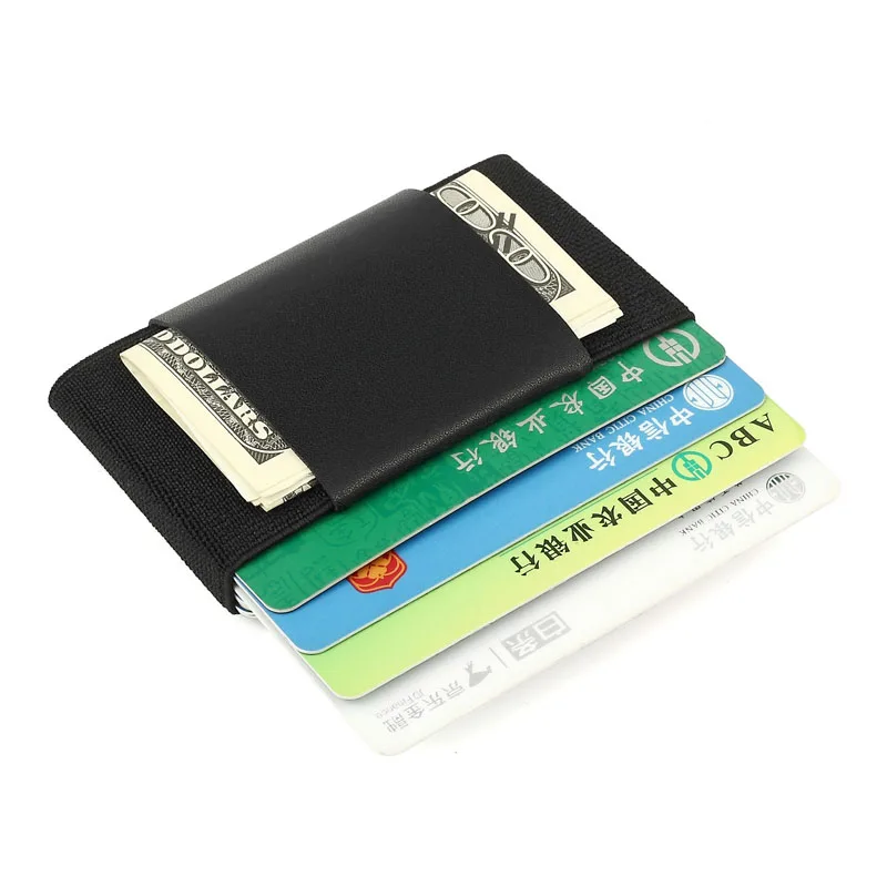 Weduoduo 2019 New Style Credit Card Holder Portable Mini Card Cases Soft Elastic Men Card Wallet Fashion Business Card holder