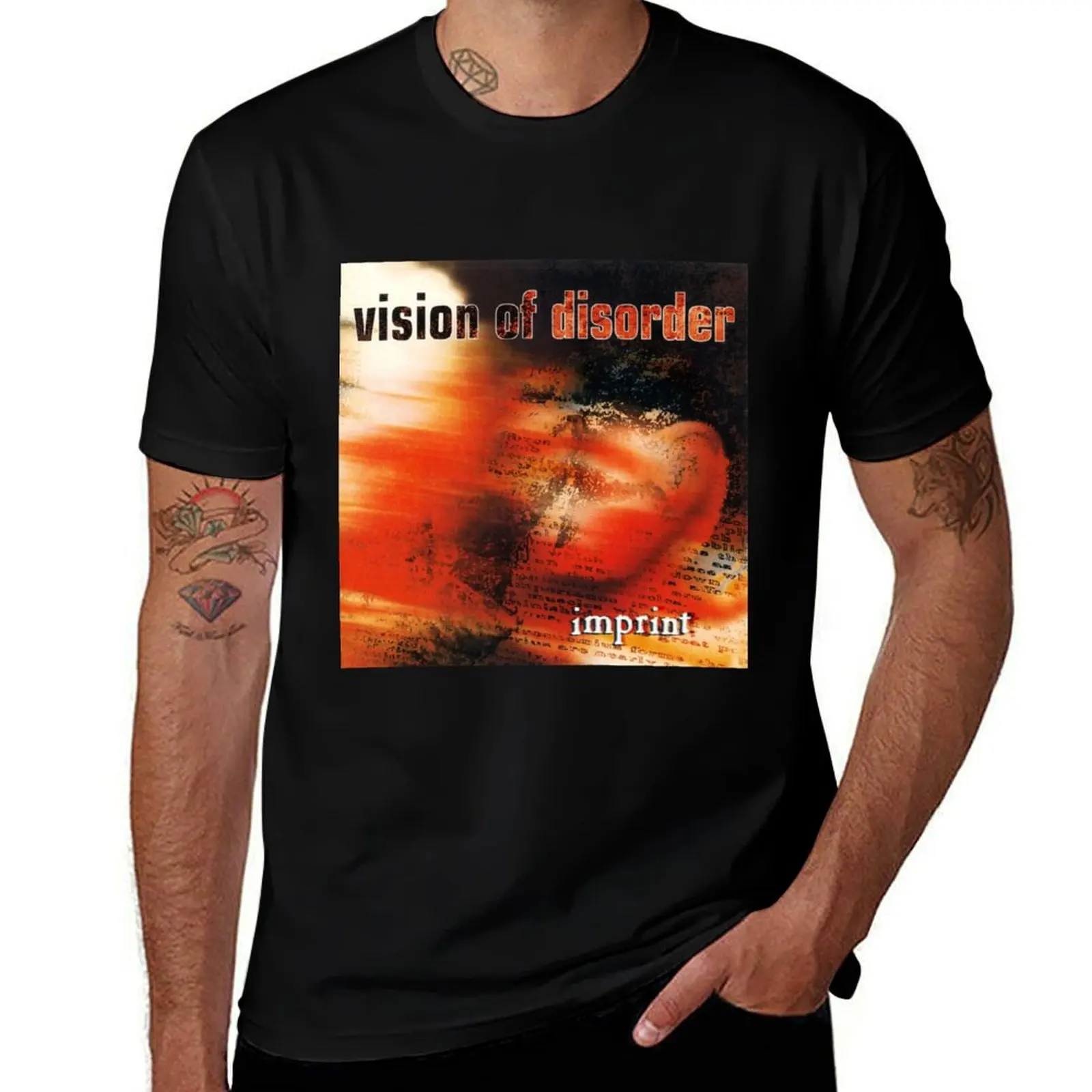 Vision Of Imprint Disorder T-Shirt Moisture Control Sports Tee T-Shirt