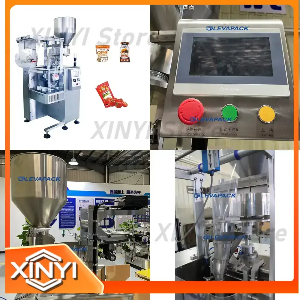 Semi Automatic Hot Liquid Filling Machine for Tomato Sauce Peanut Butter Jam Honey Syrup Chocolate Paste Cosmetics Cream Food