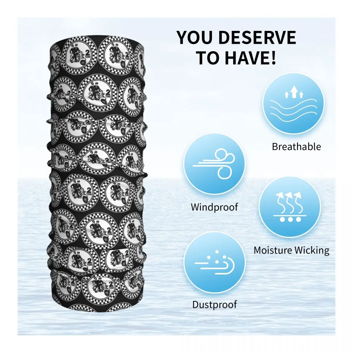 طباعة الجامايكي السائدة الموسيقى سكا باندانا غطاء الرقبة المطبوعة التفاف قناع وشاح دافئ بالاكلافا التنزه الصيد للرجال النساء الكبار #5